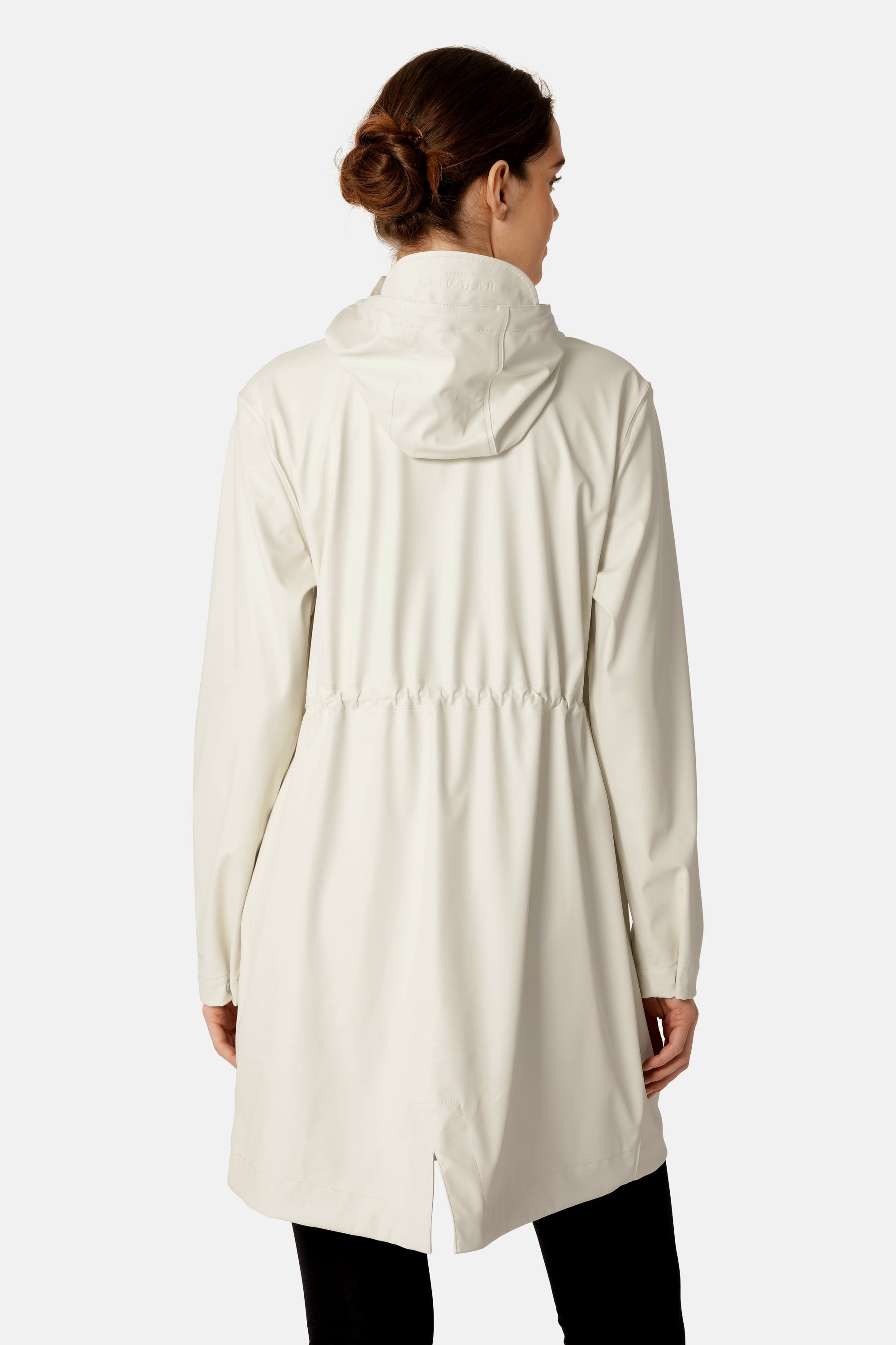 Long Parka Rain Jacket - Milk Creme
